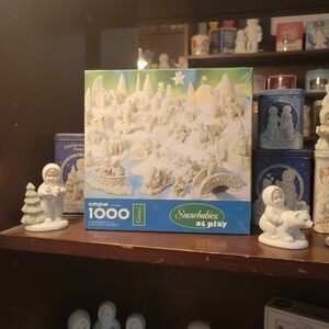 Springbok Snowbabies At Play 1000 Piece Jigsaw Puzzle Dept 56 Hallmark XZL3301